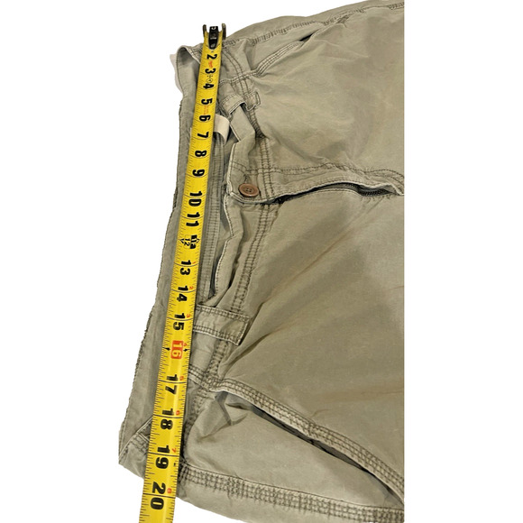 DKNY Women's Cargo Capri Pants Size 18W Khaki Utility Pockets Casual Used - Picture 4 of 10